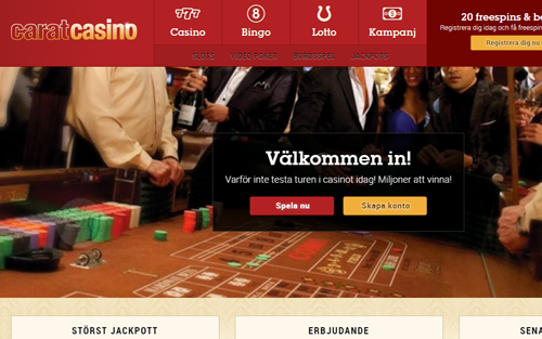 Carat Casino Screenshot